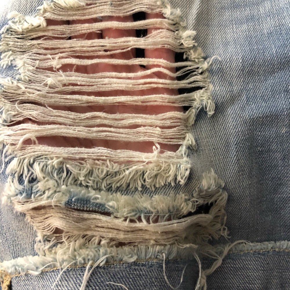 Article of Society Distressed Denim Shorts, Sz 28 - Picture 2 of 5